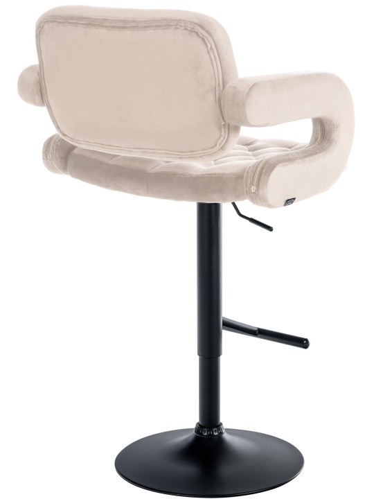 Barkruk Dublin fluweel, crème Barkruk Dublin fluweel, crème