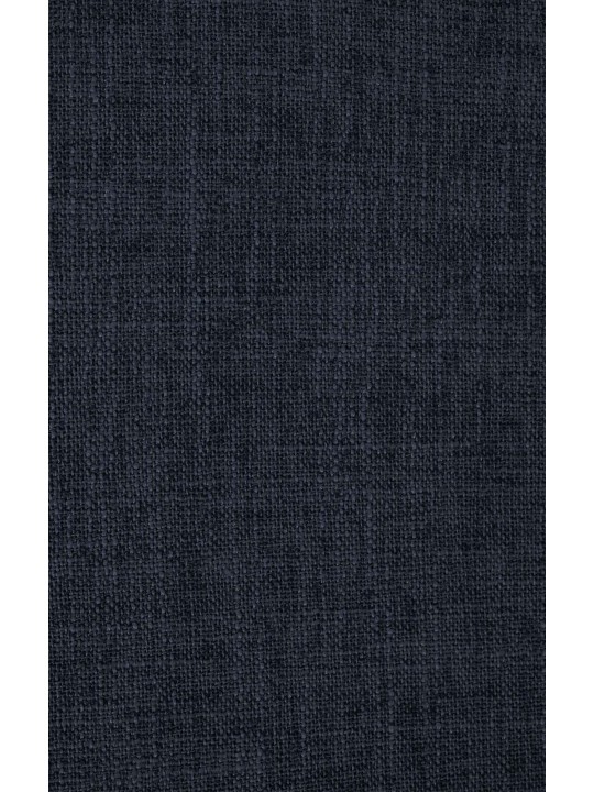 Bezoekersstoel Kingston stof, walnoot/blauw