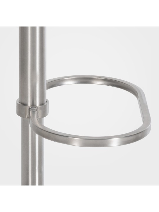 Barkruk Damaso E vilt, grijs