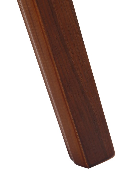 Set van 2 stoelen Kingston stof, walnoot/zwart