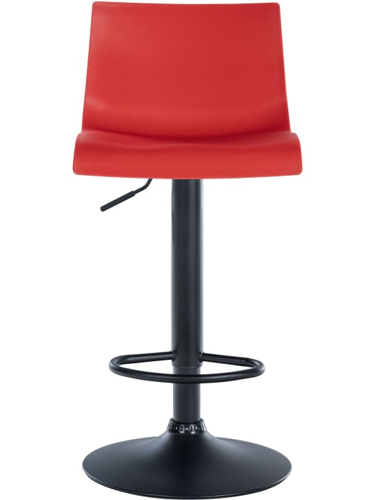 Set van 2 barkrukken Branford kunststof, rood Set van 2 barkrukken Branford kunststof, rood