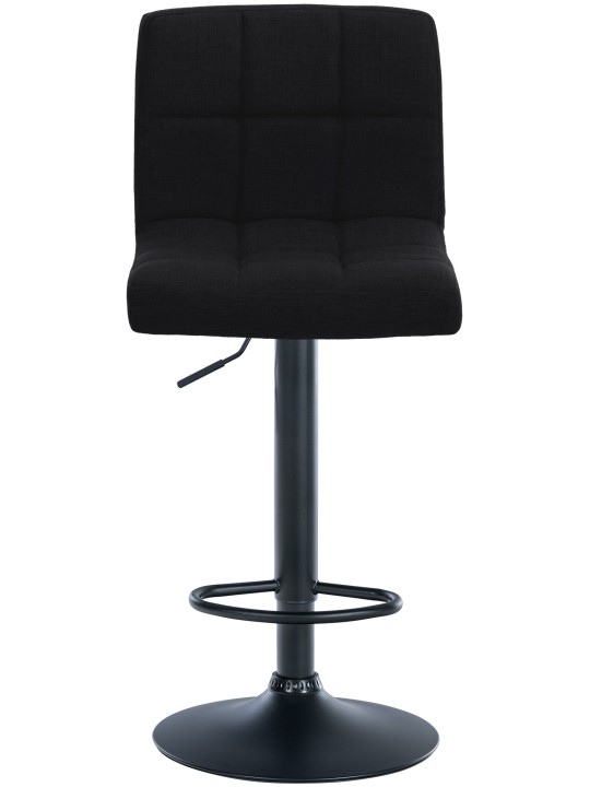 Set van 2 barkrukken Calma stof, zwart Set van 2 barkrukken Calma stof, zwart