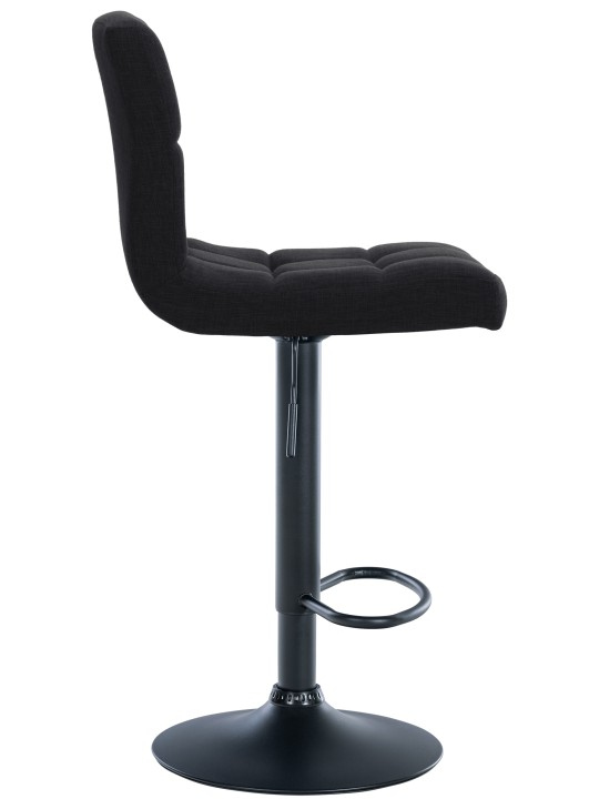 Set van 2 barkrukken Calma stof, zwart Set van 2 barkrukken Calma stof, zwart