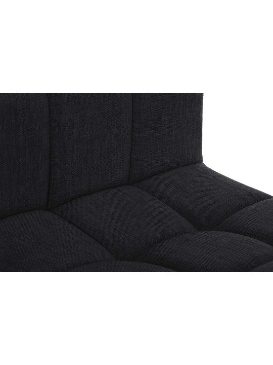 Set van 2 barkrukken Calma stof, zwart Set van 2 barkrukken Calma stof, zwart