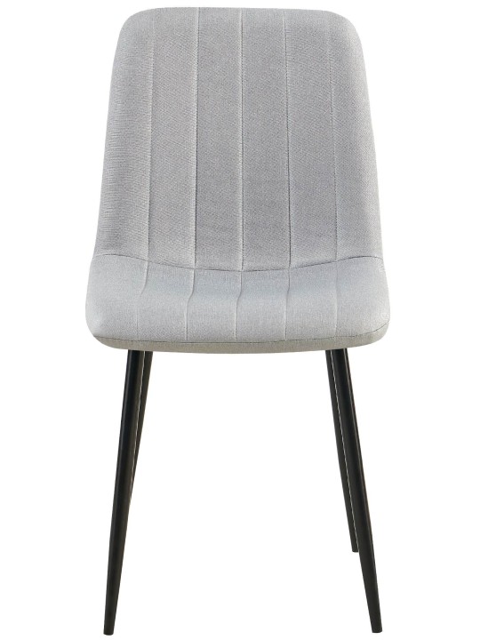 Stoel Dijon stof, grijs