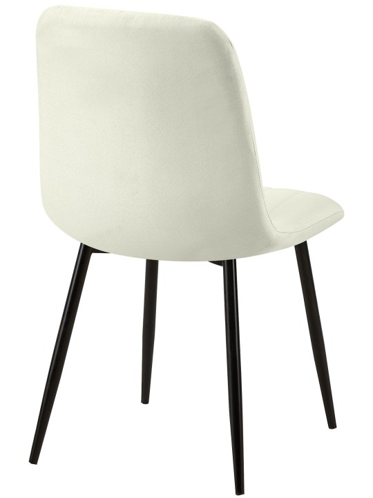 Stoel Dijon stof, crème