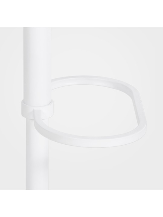 Barkruk Damaso W fluweel, grijs