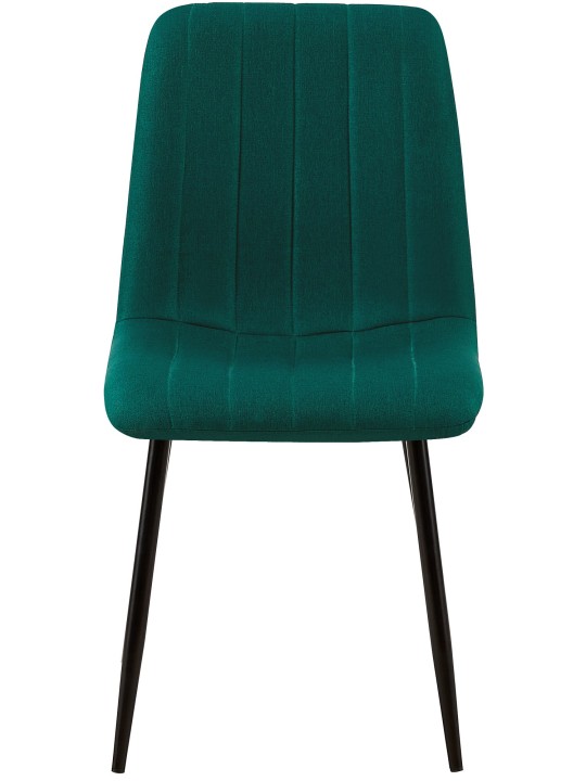Stoel Dijon stof, donkergroen