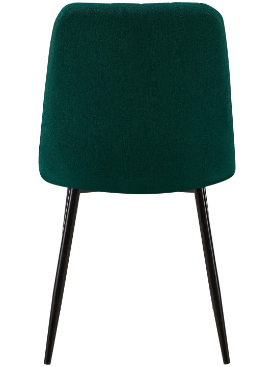 Set van 4 stoelen Dijon stof, donkergroen