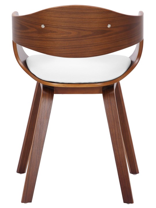 Set van 2 stoelen Kingston kunstleer, walnoot/wit Set van 2 stoelen Kingston kunstleer, walnoot/wit