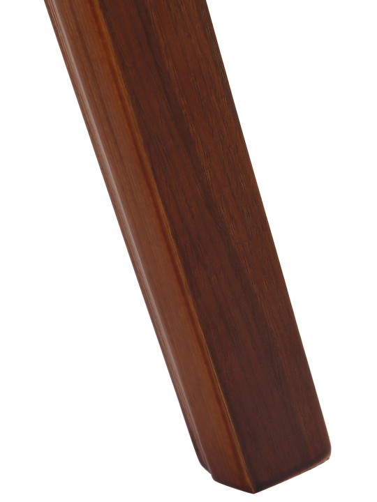 Set van 2 stoelen Kingston kunstleer, walnoot/grijs