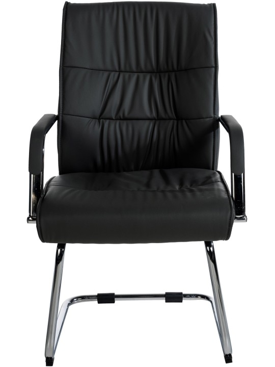 Set van 2 bezoekersstoelen Sievert, zwart Set van 2 bezoekersstoelen Sievert, zwart