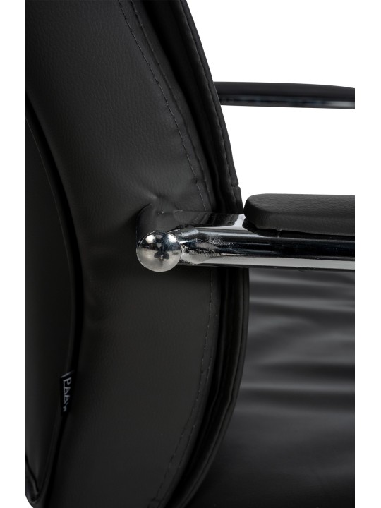 Set van 2 bezoekersstoelen Sievert, zwart Set van 2 bezoekersstoelen Sievert, zwart