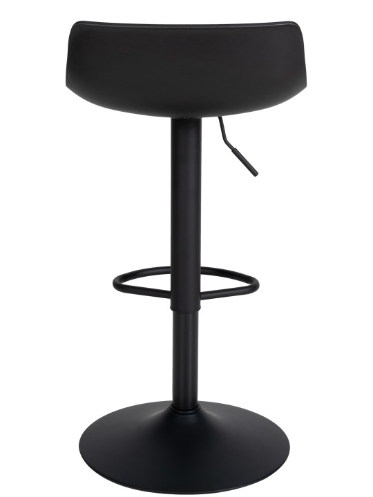 Set van 4 barkrukken Aveiro kunstleer, zwart