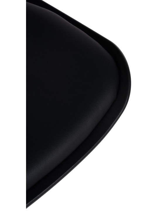 Set van 4 barkrukken Aveiro kunstleer, zwart