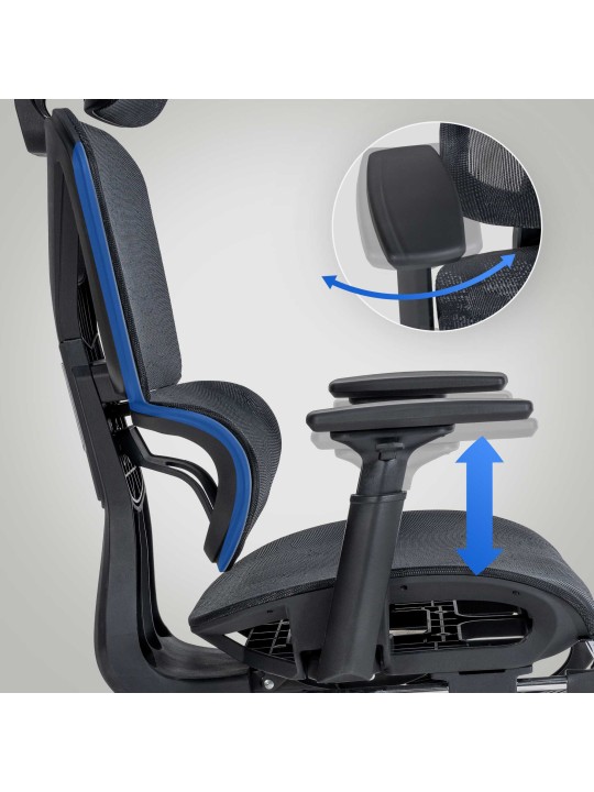 Bureaustoel Grover, zwart