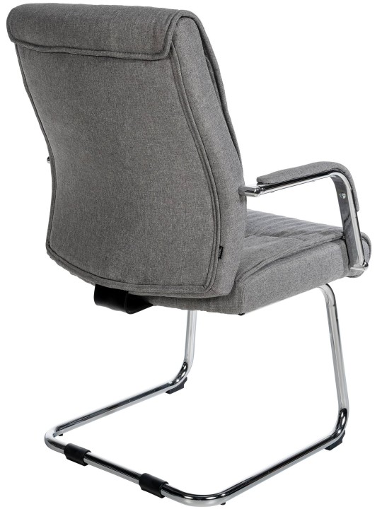 Set van 2 bezoekersstoelen Sievert stof, lichtgrijs Set van 2 bezoekersstoelen Sievert stof, lichtgrijs