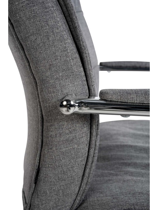 Set van 2 bezoekersstoelen Sievert stof, lichtgrijs Set van 2 bezoekersstoelen Sievert stof, lichtgrijs