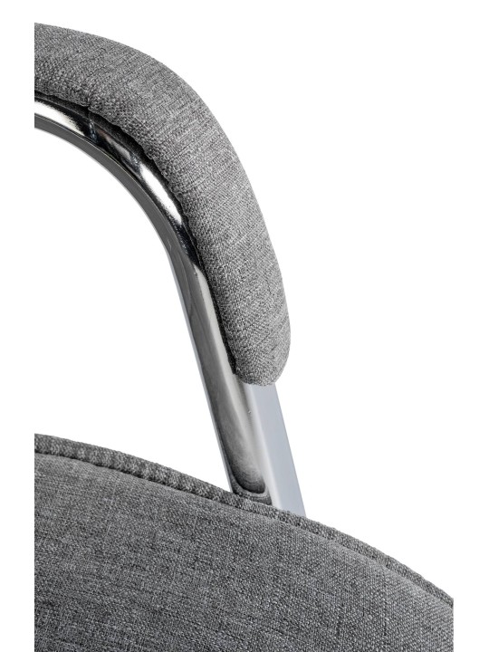 Set van 2 bezoekersstoelen Sievert stof, lichtgrijs Set van 2 bezoekersstoelen Sievert stof, lichtgrijs