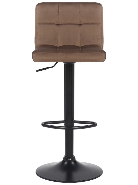 Barkruk Feni fluweel, bruin