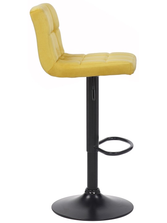 Barkruk Feni fluweel, geel Barkruk Feni fluweel, geel