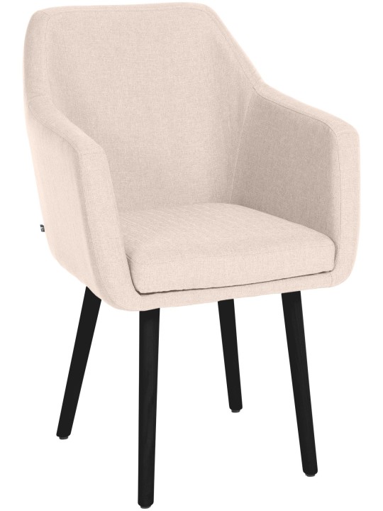 Bezoekersstoel Utrecht stof, beige Bezoekersstoel Utrecht stof, beige