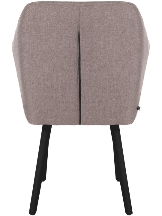 Bezoekersstoel Utrecht stof, taupe Bezoekersstoel Utrecht stof, taupe