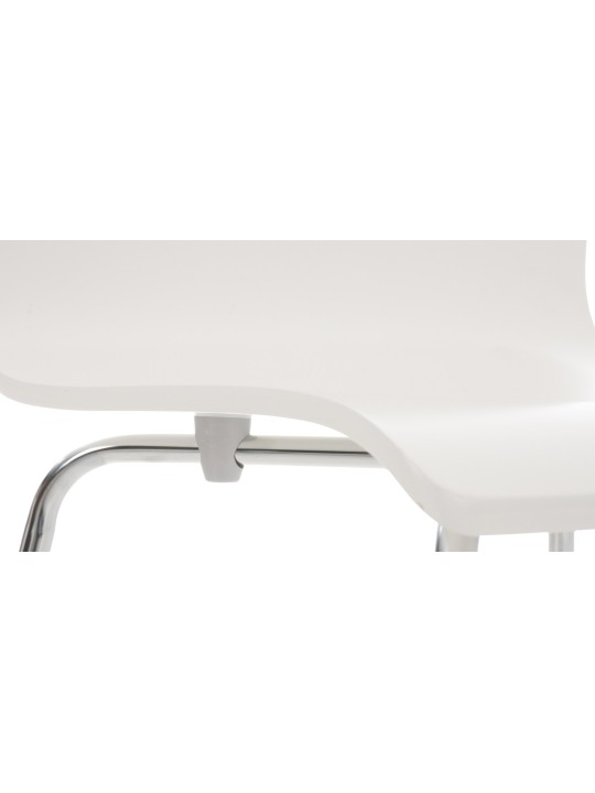 Bezoekersstoel Pepe, wit Bezoekersstoel Pepe, wit