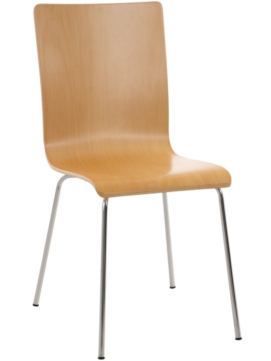 Bezoekersstoel Pepe, naturel Bezoekersstoel Pepe, naturel