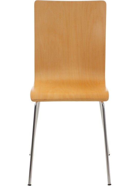 Bezoekersstoel Pepe, naturel Bezoekersstoel Pepe, naturel