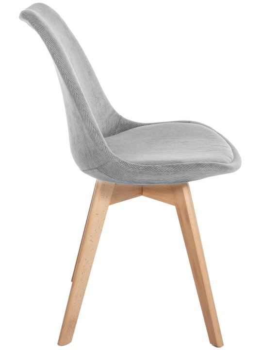Stoel Linares Koord, lichtgrijs