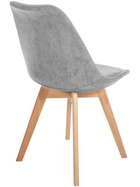 Stoel Linares Koord, lichtgrijs