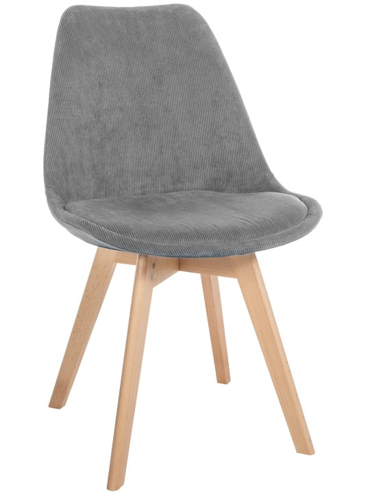 Stoel Linares Koord, grijs Stoel Linares Koord, grijs