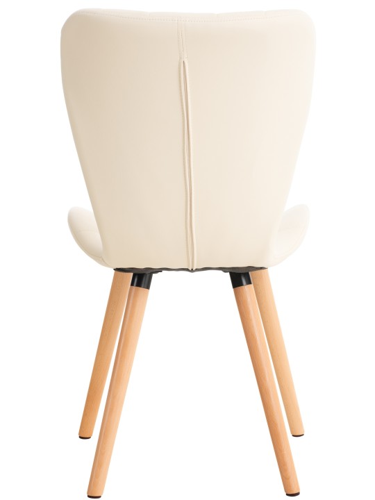 Stoel Elda PU naturel, crème Stoel Elda PU naturel, crème