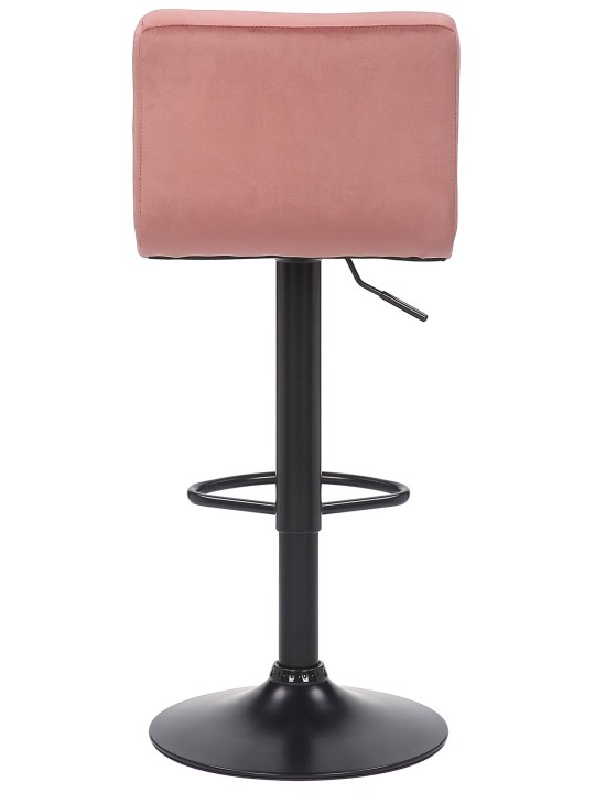 Set van 4 barkrukken Feni fluweel, roze