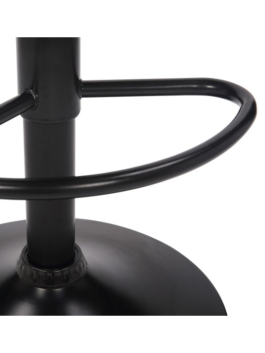 Set van 4 barkrukken Feni fluweel, zwart Set van 4 barkrukken Feni fluweel, zwart