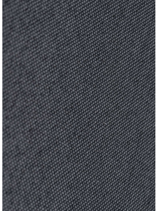 Set van 2 eetkamerstoelen Foley stof, walnoot/grijs