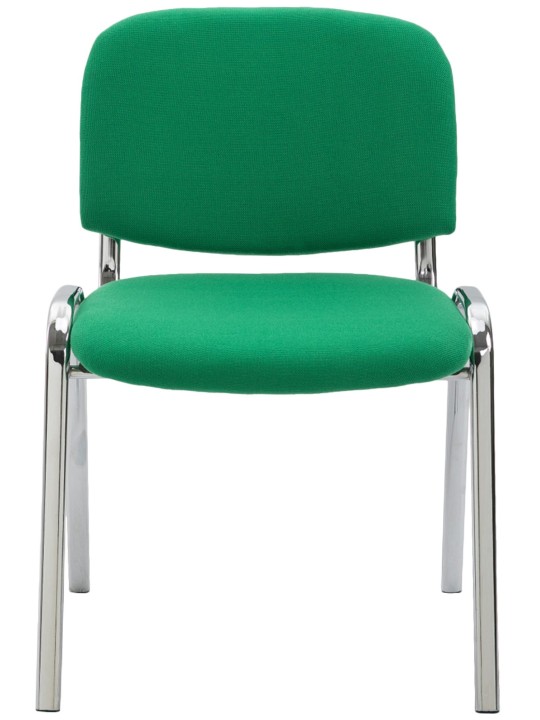 Bezoekersstoel Ken C stof, groen
