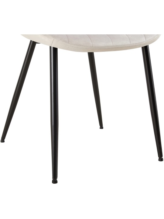 Stoel Rahden fluweel, lichtgrijs Stoel Rahden fluweel, lichtgrijs