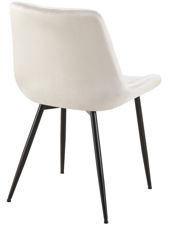 Stoel Rahden fluweel, lichtgrijs Stoel Rahden fluweel, lichtgrijs