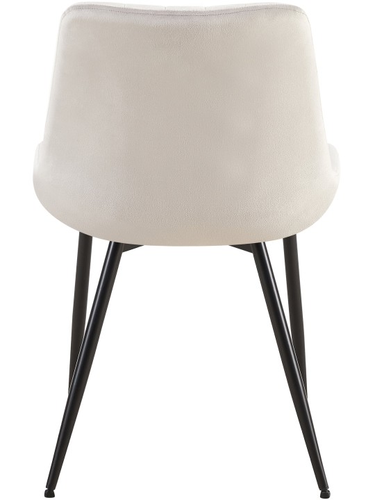 Stoel Rahden fluweel, lichtgrijs Stoel Rahden fluweel, lichtgrijs