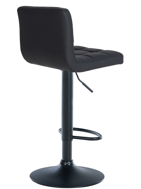 Set van 4 barkrukken Feni kunstleer, zwart