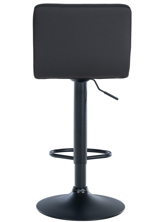 Set van 4 barkrukken Feni kunstleer, zwart