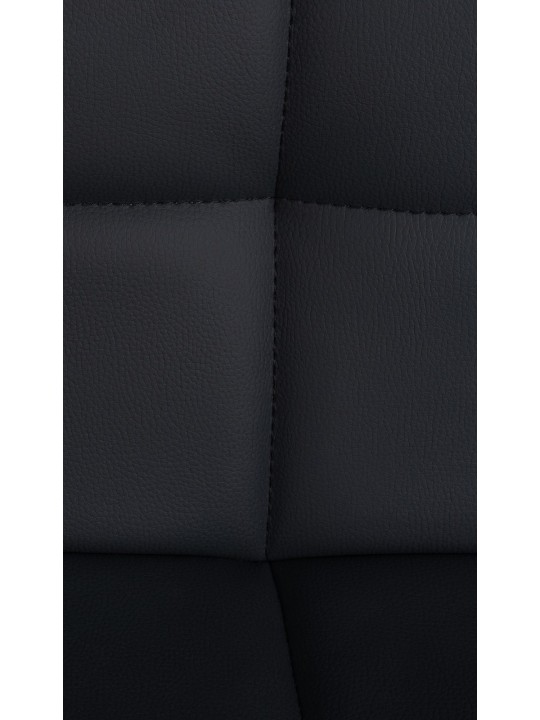 Set van 4 barkrukken Feni kunstleer, zwart