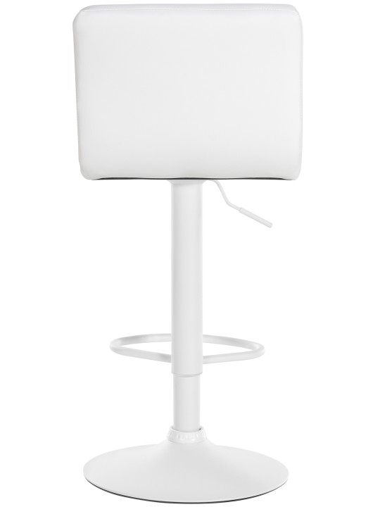 Set van 4 barkrukken Feni kunstleer, wit