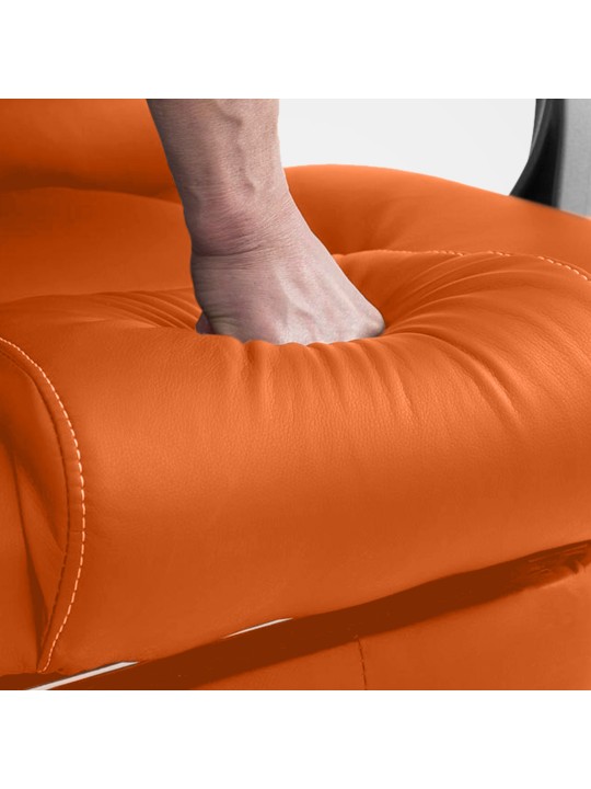 Pacific bureaustoel met massagefunctie V2, oranje