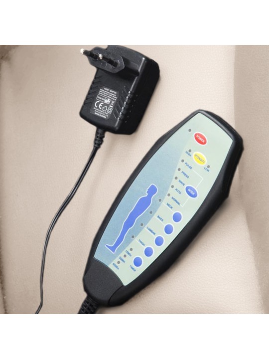 Bureaustoel Pacific met massagefunctie V2, crème