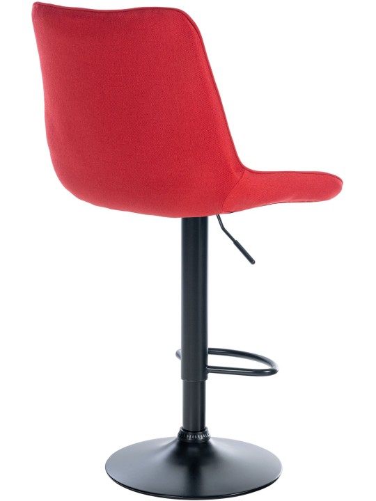 Set van 2 barkrukken Toni stof, rood