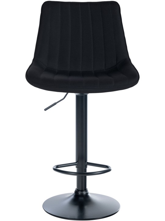 Set van 2 barkrukken Toni stof, zwart Set van 2 barkrukken Toni stof, zwart