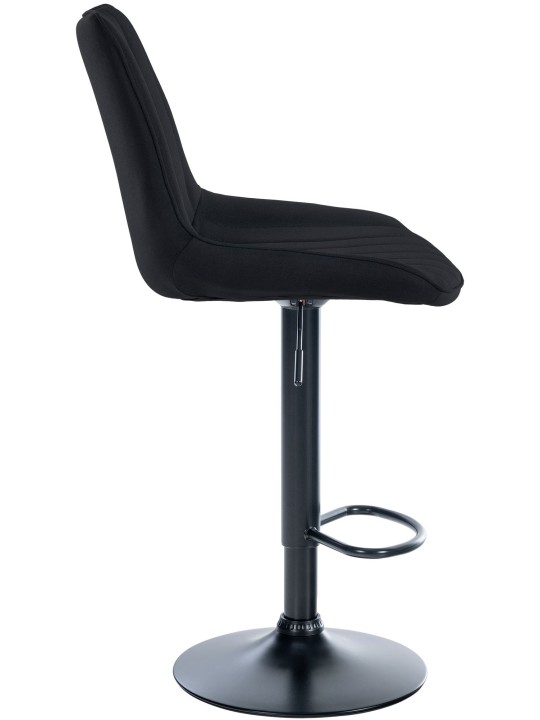 Set van 2 barkrukken Toni stof, zwart Set van 2 barkrukken Toni stof, zwart